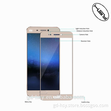 HUYSHE full cover edge to edge tempered glass manufacturer for xiaomi mi 5s plus screen protector